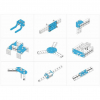 Ресурсный набор Bracket Robot Pack-Blue - «globural.ru» - Тюмень