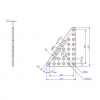 Треугольная пластина из анодированного алюминия Triangle Plate 6*8 (Pair) - «globural.ru» - Тюмень