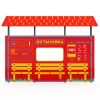 Учебно-игровой макет "Остановка" мобильный - «globural.ru» - Тюмень
