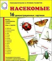 Демонстрационные карточки "Насекомые" - «globural.ru» - Тюмень