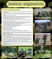 Стенд "Огневая подготовка" (вариант 2) - «globural.ru» - Тюмень