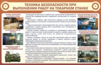 Стенд "ТБ при выполнении работ на токарном станке" - «globural.ru» - Тюмень