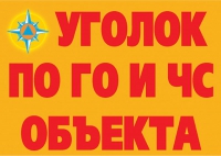 Комплект плакатов "Уголок по ГО и ЧС объекта" - «globural.ru» - Тюмень
