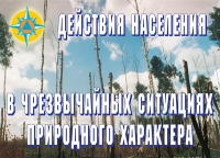 Комплект плакатов "Действия населения в ЧС природного характера" - «globural.ru» - Тюмень