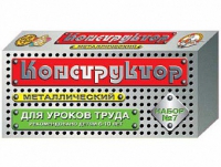Конструктор металлический №7 (для уроков труда) 148 элементов - «globural.ru» - Тюмень