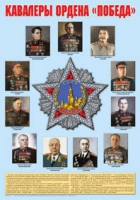 Плакат "Кавалеры ордена «Победа»" - «globural.ru» - Тюмень