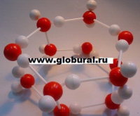 Модель "Кристаллическая решетка льда" (демонстрационная) - «globural.ru» - Тюмень