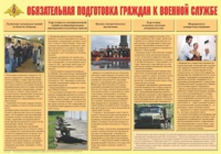 Плакат "Обязательная подготовка граждан к военной службе" - «globural.ru» - Тюмень