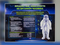 Стенд "Воздействие невесомости на организм человека" - «globural.ru» - Тюмень