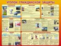 Стенд "Уголок гражданской защиты" - «globural.ru» - Тюмень