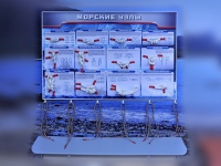 Стенд "Морские узлы" с оригинальными образцами - «globural.ru» - Тюмень