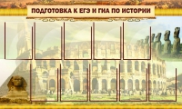 Стенд "Подготовка к ЕГЭ и ОГЭ по истории вариант 2 ( 9 кармашков)" - «globural.ru» - Тюмень