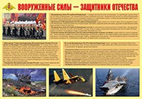Плакат "Вооруженные Силы – защитники Отечества" - «globural.ru» - Тюмень