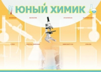 Стенд "Юный химик" (вариант 1) - «globural.ru» - Тюмень