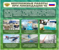 Стенд "Неотложные работы при ликвидации ЧС" - «globural.ru» - Тюмень