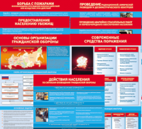 Комплект таблиц Основы гражданской обороны МЧС РФ (13 штук)	 - «globural.ru» - Тюмень