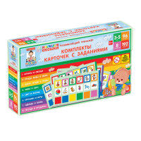 Развивающий тренажёр "Разноцветные окошки" 3-5 лет. Дополнительный набор карточек к базовому комплекту - «globural.ru» - Тюмень