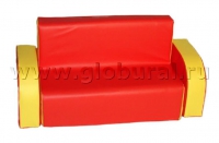 Диван с подлокотниками 120*40*50/25см (ВИК) - «globural.ru» - Тюмень