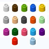  Элемент конструктора одиночный одноцветный Color Blocks 100 штук - «globural.ru» - Тюмень