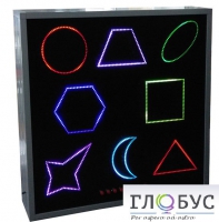 Интерактивная панель "Цветные фигуры-8" (вариант 3) - «globural.ru» - Тюмень