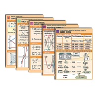 Комплект таблиц по всему курсу алгебры (50 шт., А1, полноцв, лам.) - «globural.ru» - Тюмень