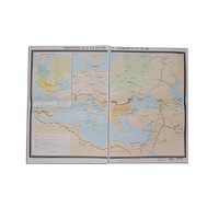 Учебная карта "Византийская империя и славяне в VI - ХI в.в. 1040*1420 мм" (матовое, 2-стороннее лам.) - «globural.ru» - Тюмень