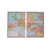 Учебная карта "Европа в 16 - первой половине 17 в.в." 1030*1420 мм (матовое, 2-стороннее лам.) - «globural.ru» - Тюмень