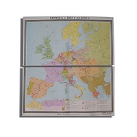 Учебная карта "Европа с 1815 - 1849 г.г." 1180*1070 мм (матовое, 2-стороннее лам.) - «globural.ru» - Тюмень