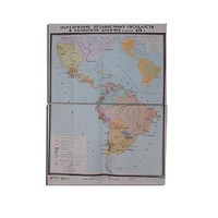 Учебная карта "Образование независимых государств в Латинской Америке" 1030*1420 мм (матовое, 2-стороннее лам.) - «globural.ru» - Тюмень