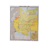 Учебная карта "Российская империя в 18 в." (матовое, 2-стороннее лам.) - «globural.ru» - Тюмень