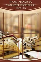 Стенд "Виды анализа художественного текста" - «globural.ru» - Тюмень