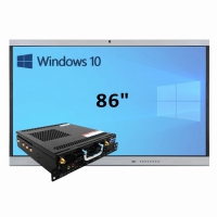 Интерактивная панель 86" (встроенный ПК Win10, Intel i5) - «globural.ru» - Тюмень