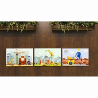 Комплект настенных панелей «Стройка» - «globural.ru» - Тюмень