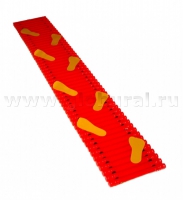 Дорожка массажная со следами(в чехле из кожи) - «globural.ru» - Тюмень