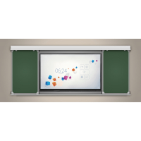Многофункциональная раздвижная система аудиторных досок 75'' - «globural.ru» - Тюмень
