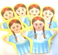 Набор кукол - рукавичек  "Эмоции. Девочки" - «globural.ru» - Тюмень