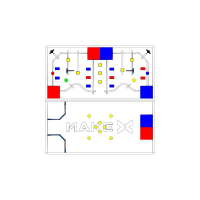 Соревновательное поле с элементами MakeX 2019 City Guardian Arena Expansion Kit for Blue Planet - «globural.ru» - Тюмень