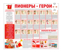 Тематический стенд "Пионеры-герои" - «globural.ru» - Тюмень