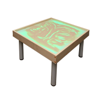 Столик на ножках для рисования песком Радуга. Подсветка RGB - «globural.ru» - Тюмень