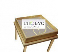 Стол на ножках для рисования песком светозвуковой - «globural.ru» - Тюмень