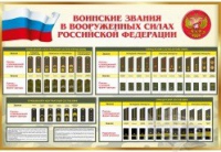 Стенд "Воинские звания в вооруженных силах российской федерации" - «globural.ru» - Тюмень
