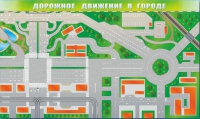 Доска магнитно-маркерная панорамная "Дорожное движение в городе" - «globural.ru» - Тюмень