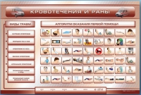 Трехсекционный базовый комплект "Травмы. Кровотечения. Ожоги" для учащихся общеобразовательных учреждений - «globural.ru» - Тюмень