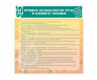 Стенд "Правила безопасности труда в кабинете физики" - «globural.ru» - Тюмень