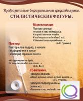 Стенд "Стилистические фигуры" в ассортименте - «globural.ru» - Тюмень
