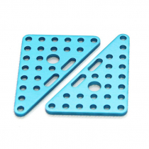 Треугольная пластина из анодированного алюминия Triangle Plate 6*8 (Pair) - «globural.ru» - Тюмень