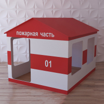 Детский игровой домик «Пожарная служба» - «globural.ru» - Тюмень