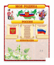 Стенд "Наша родина Россия" - «globural.ru» - Тюмень