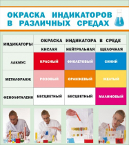 Стенд "Окраска индикаторов в различных средах" - «globural.ru» - Тюмень