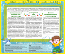 Стенд "Адаптация ребенка в детском саду" - «globural.ru» - Тюмень